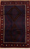 Khan Mohammadi Blue Hand Knotted 67 X 108  Area Rug 100-110111 Thumb 0