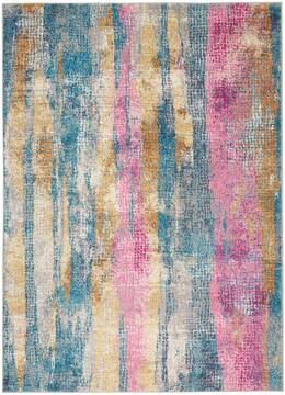Nourison Passion Grey Rectangle 7x10 ft Polypropylene Carpet 114470