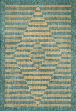Dynamic VILLA Blue Rectangle 8x10 ft  Carpet 122962