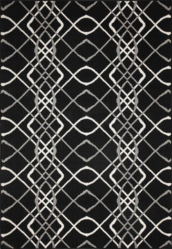 Dynamic VILLA Black Rectangle 4x6 ft  Carpet 122996