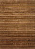 Modern-Contemporary Brown Hand Knotted 99 X 136  Area Rug 254-147514 Thumb 0