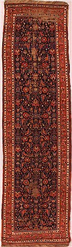 Persian Malayer Blue Runner 6 to 9 ft Wool Carpet 16487