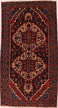 Persian Bakhtiar Blue Rectangle 3x5 ft Wool Carpet 16506