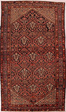 Malayer Red Hand Knotted 7'9" X 12'0"  Area Rug 400-16740