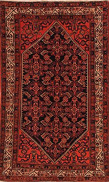 Persian Malayer Blue Rectangle 5x7 ft Wool Carpet 16919
