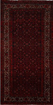 Malayer Red Hand Knotted 5'9" X 11'2"  Area Rug 400-16939