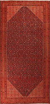 Malayer Red Hand Knotted 8'3" X 16'6"  Area Rug 400-17212
