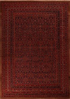 Persian Malayer Red Rectangle 12x15 ft Wool Carpet 17231