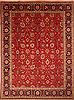 Tabriz Red Hand Knotted 99 X 130  Area Rug 100-23983 Thumb 0