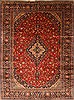 Kashan Red Hand Knotted 96 X 129  Area Rug 100-28015 Thumb 0