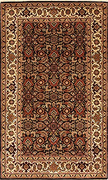 Herati Green Hand Knotted 2'7" X 4'2"  Area Rug 250-29014
