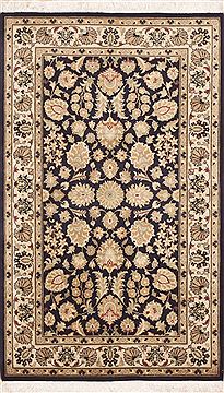 Pak-Persian Beige Hand Knotted 3'0" X 5'2"  Area Rug 100-11421