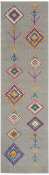 Nourison Passion Grey Runner 2'2" X 7'6" Area Rug  805-142292