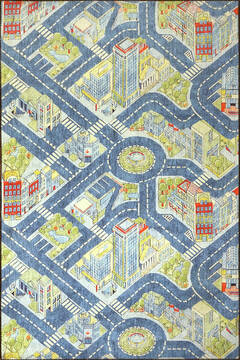 Dynamic KIDZ Multicolor Rectangle 5x7 ft  Carpet 143964