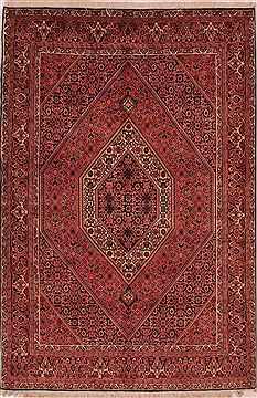 Persian Bidjar Red Rectangle 3x5 ft Wool Carpet 16617