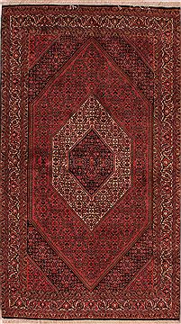 Persian Bidjar Purple Rectangle 5x8 ft Wool Carpet 16618