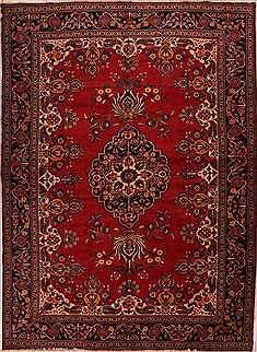 Persian Heriz Red Rectangle 9x12 ft Wool Carpet 16770
