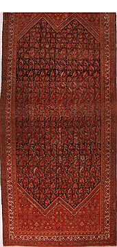 Malayer Red Hand Knotted 7'1" X 16'1"  Area Rug 400-16794