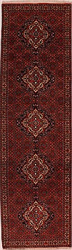 Persian Bidjar Red Runner 10 to 12 ft Wool Carpet 16834