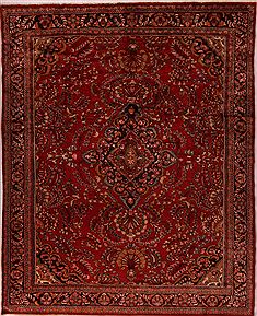 Lilihan Red Hand Knotted 10'2" X 12'6"  Area Rug 400-17095