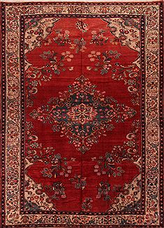 Lilihan Red Hand Knotted 10'4" X 13'10"  Area Rug 400-17156