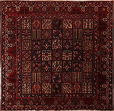 Persian Bakhtiar Blue Square 9 ft and Larger Wool Carpet 17259