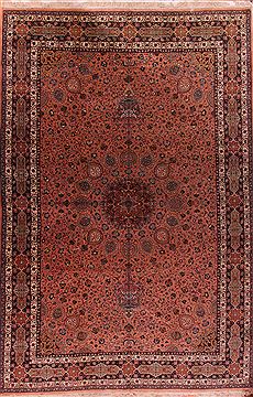 Persian Tabriz Purple Rectangle 13x20 ft and Larger Wool Carpet 17294