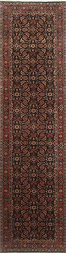 Indian Herati Blue Runner 10 to 12 ft Wool Carpet 23807