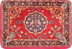Kashan Red Hand Woven 2'1" X 3'2"  Area Rug 254-29748