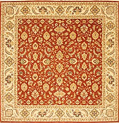 Indian Ziegler Beige Square 9 ft and Larger Wool Carpet 30483