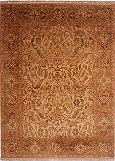 Jaipur Beige Hand Knotted 8'1" X 10'11"  Area Rug 301-30675