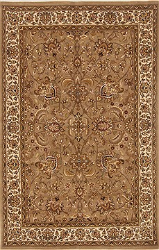 Gabbeh Persian Rug  5' 5 x 7' 10 Excellent  Orange