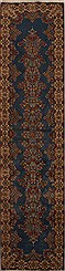 Ardabil Persian Rug  6' 6 x 9' 4 Excellent  Blue