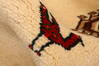 Hamadan Persian Rug  4' 1 x 10' 6 Excellent  Beige