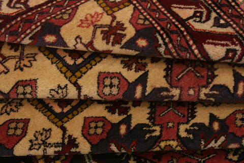 Harsin Persian Rug  5' 1 x 9' 9 Good  Brown