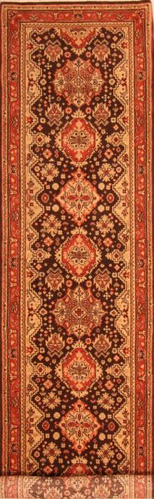Bakhtiari  Persian Rug  9' 9 x 12' 2  Excellent  Orange