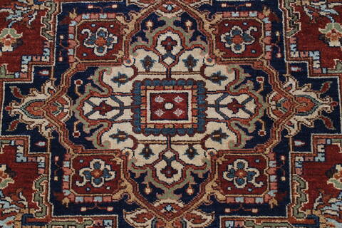 Kashmar  Persian Rug  9' 8 x 13' 0  Excellent  Blue