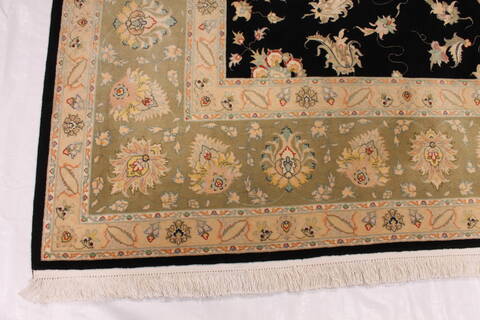 Tabriz Persian Rug 9' 9 x 12' 10 Excellent Blue
