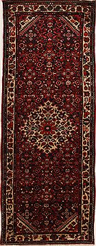 Persian Hamedan Red Runner 10 to 12 ft Wool Carpet 10853