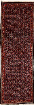 Persian Hamedan Blue Runner 10 to 12 ft Wool Carpet 10857