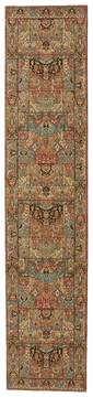 Nourison Living Treasures Multicolor Runner 10 to 12 ft Wool Carpet 100339