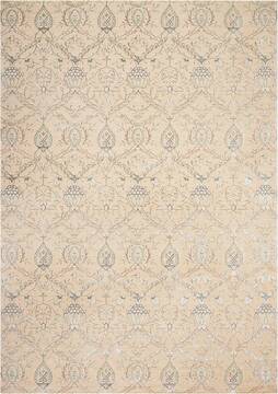 Nourison Luminance Beige Rectangle 5x7 ft Lucxelle Carpet 100501