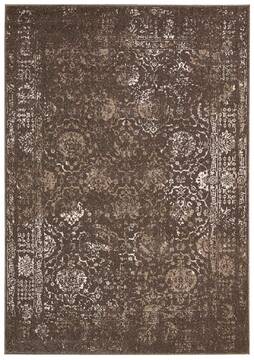 Nourison Glistening Nights Grey Rectangle 5x8 ft Polypropylene Carpet 100853
