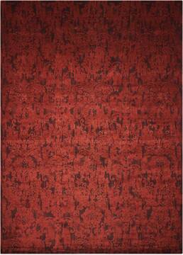 Nourison Nightfall Red Rectangle 6x9 ft Lucxelle Carpet 101142