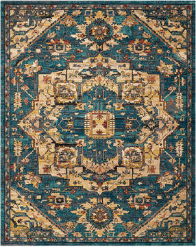 Nourison Nourison 2020 Blue Rectangle 8x10 ft Polyester Carpet 101902
