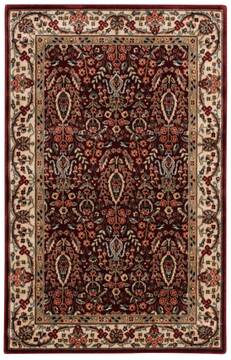 Nourison Persian Arts Red Rectangle 4x6 ft Polyester Carpet 102594