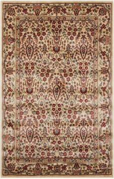 Nourison Persian Arts Beige Rectangle 4x6 ft Polyester Carpet 102603