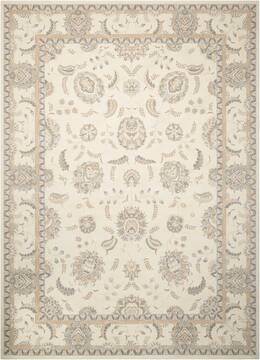 Nourison Persian Empire White Rectangle 4x6 ft Wool Carpet 102699