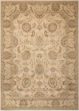 Nourison Persian Empire Beige Rectangle 8x11 ft Wool Carpet 102722