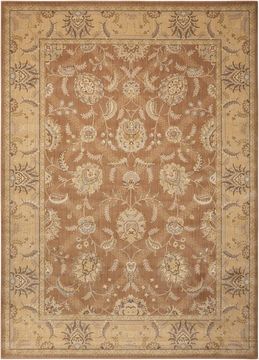 Nourison PERSIAN EMPIRE Brown Rectangle 12x15 ft Wool Carpet 102724